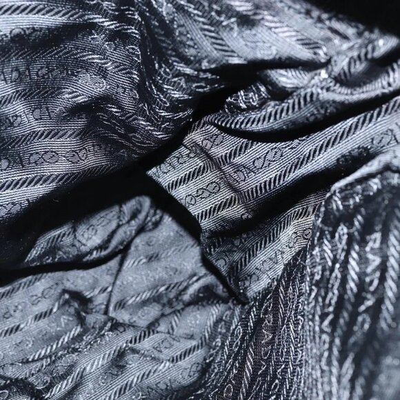 PRADA Shoulder Bag Nylon Black Silver Auth am9554 - Picture 11 of 16